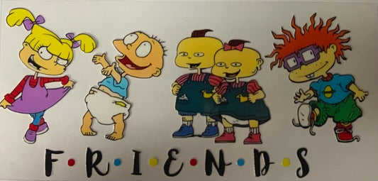 uvdtf  transfer wrap rugrats friends