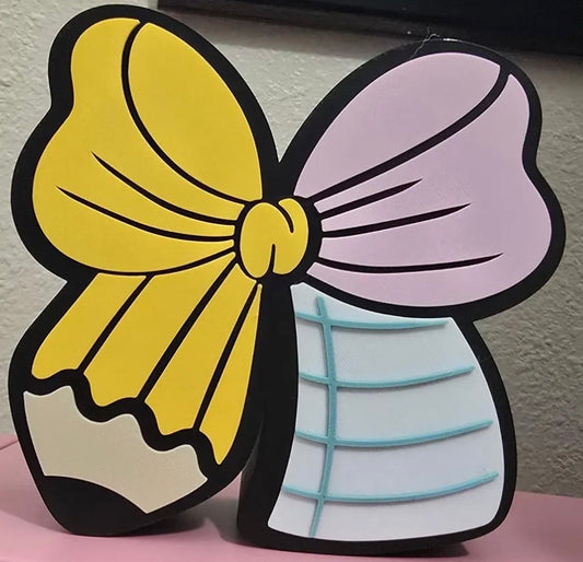 3d printed bow pencil and notebook bead tray
