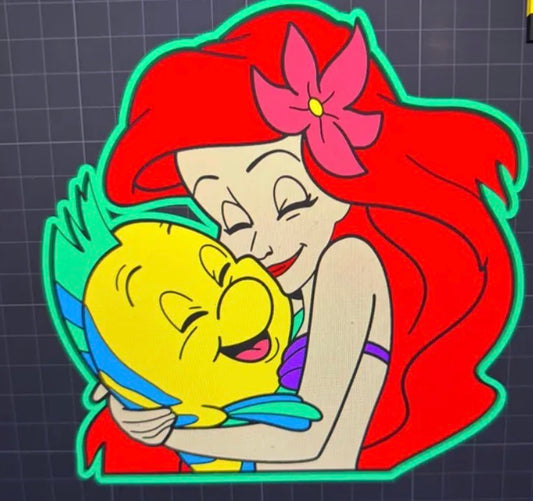 3d printed Bead tray little mermaid