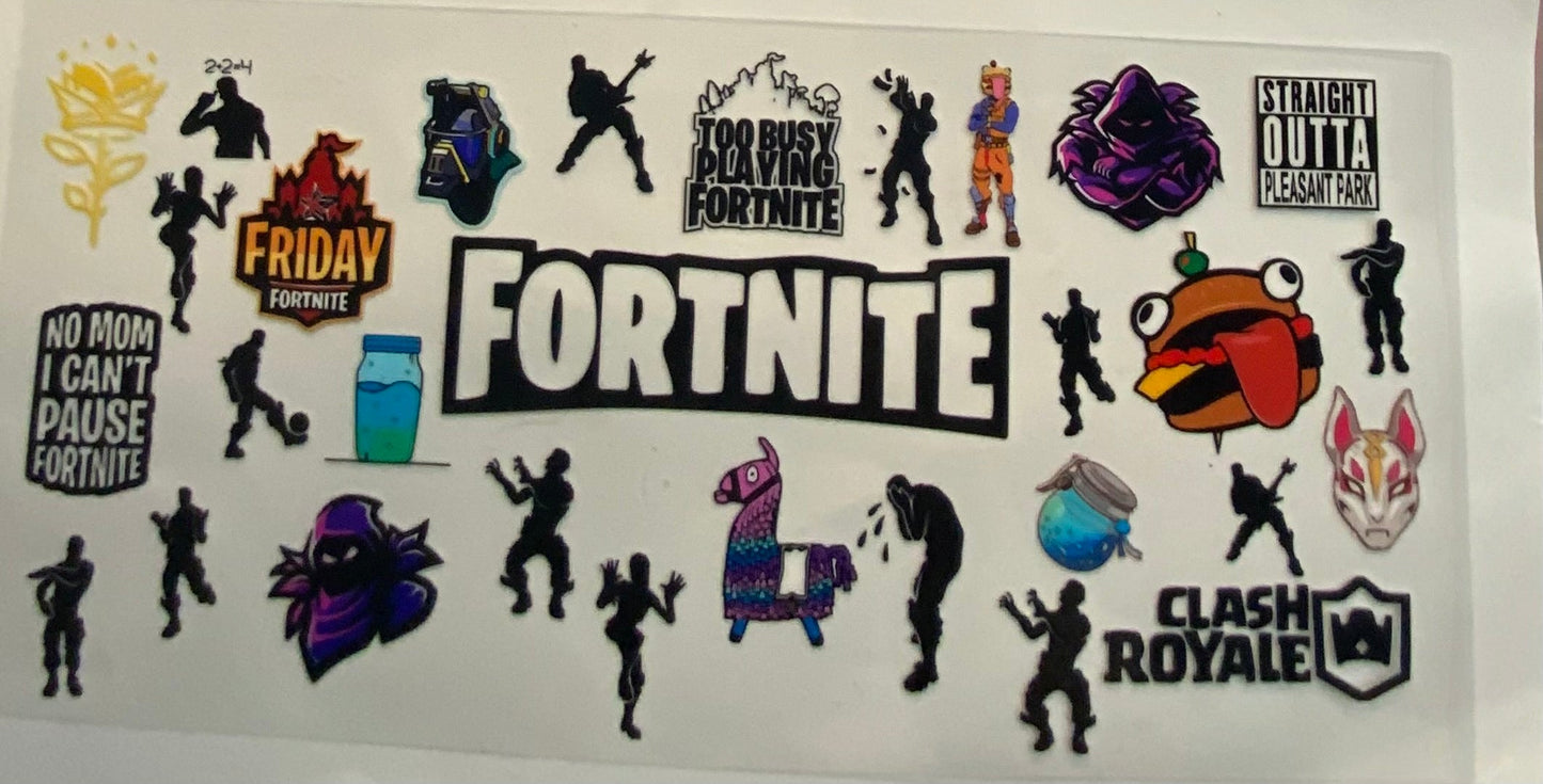 uvdtf  transfer wrap  Fortnite clash