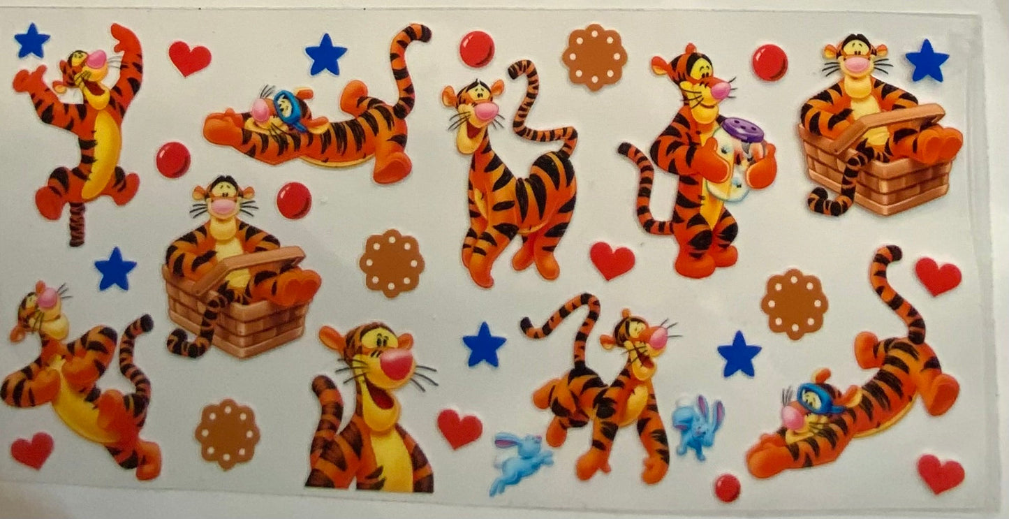 uvdtf  transfer wrap tigger Winnie the pooh