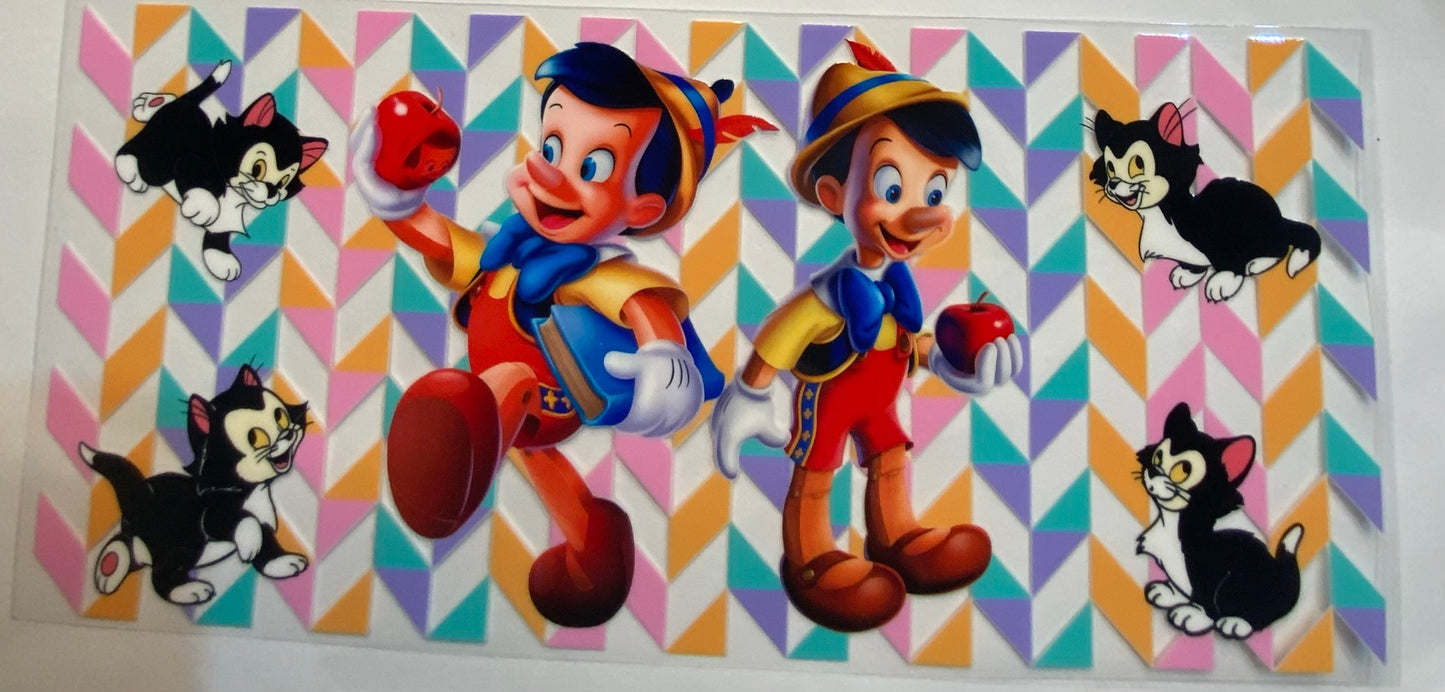 uvdtf  transfer wrap Pinocchio