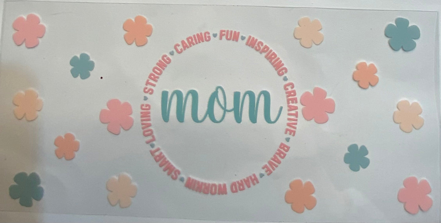 uvdtf  transfer wrap mom with floral