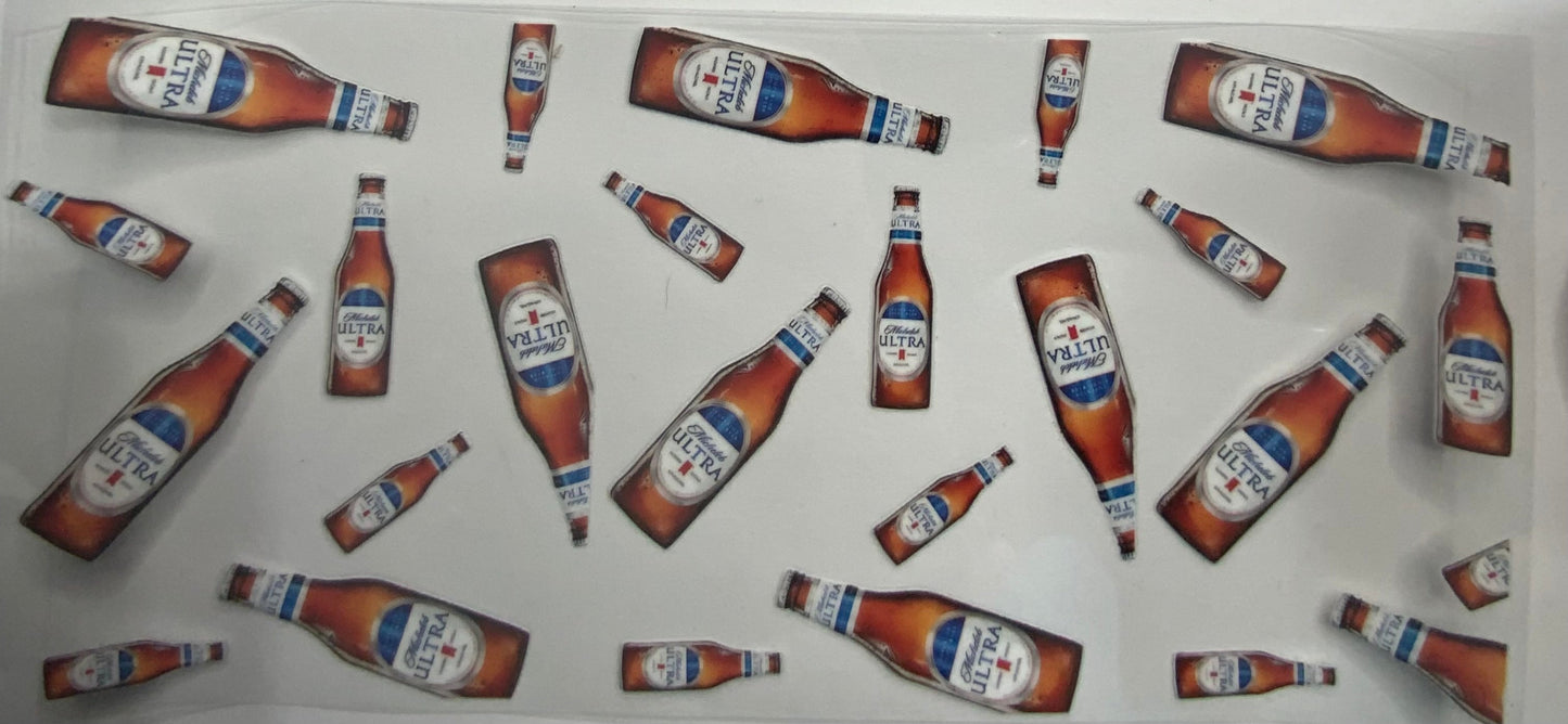 Cup wraps uvdtf  Michelob ultra drinks