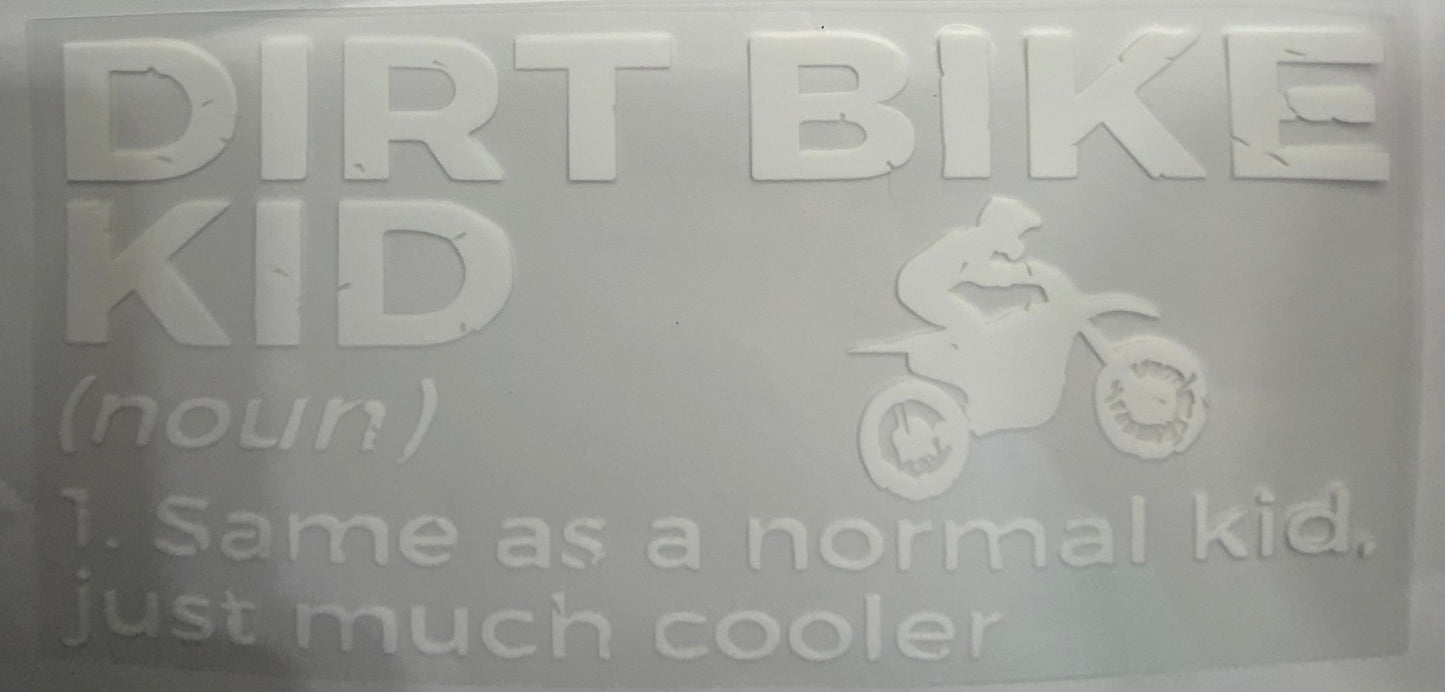 Cup wraps uvdtf  dirt bike kid dirt bike