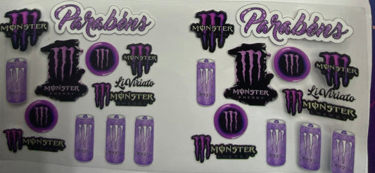 Cup wraps uvdtf  Purple monster drinks