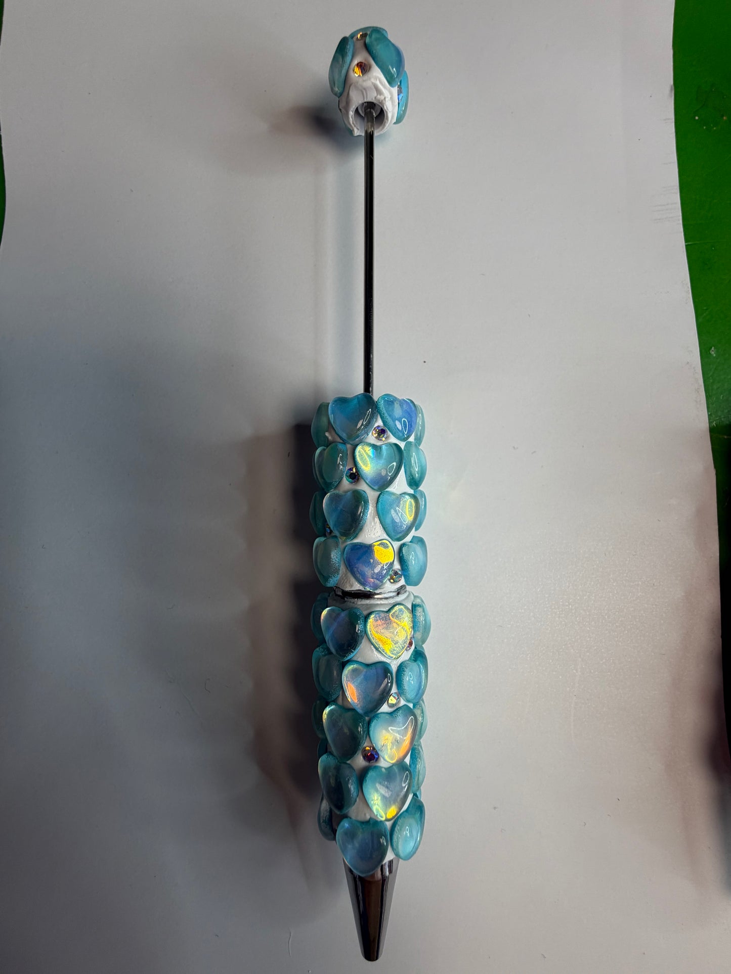 Beadable pens just the pen darker blue