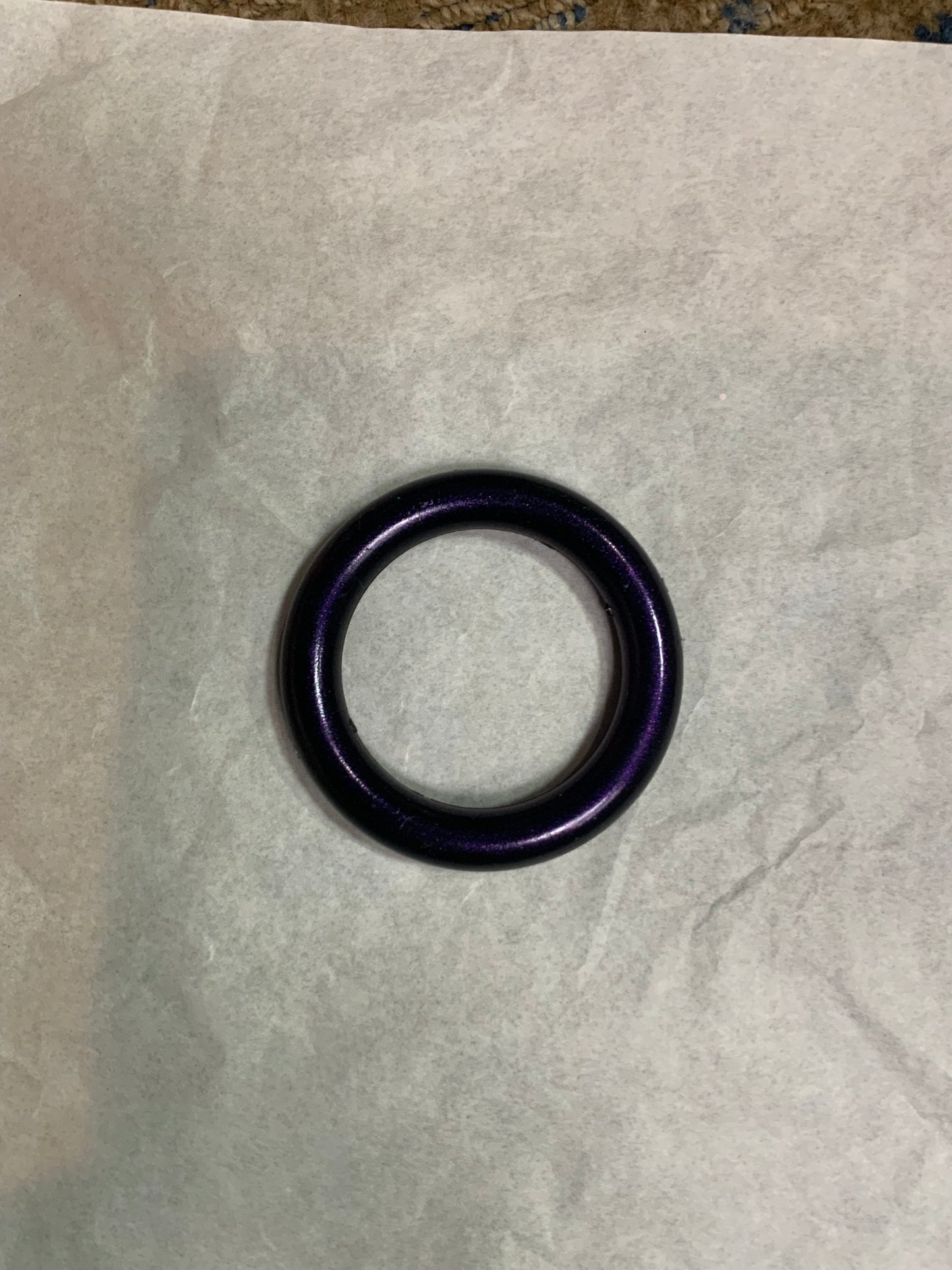 Car  charm just the circle Purple pearl