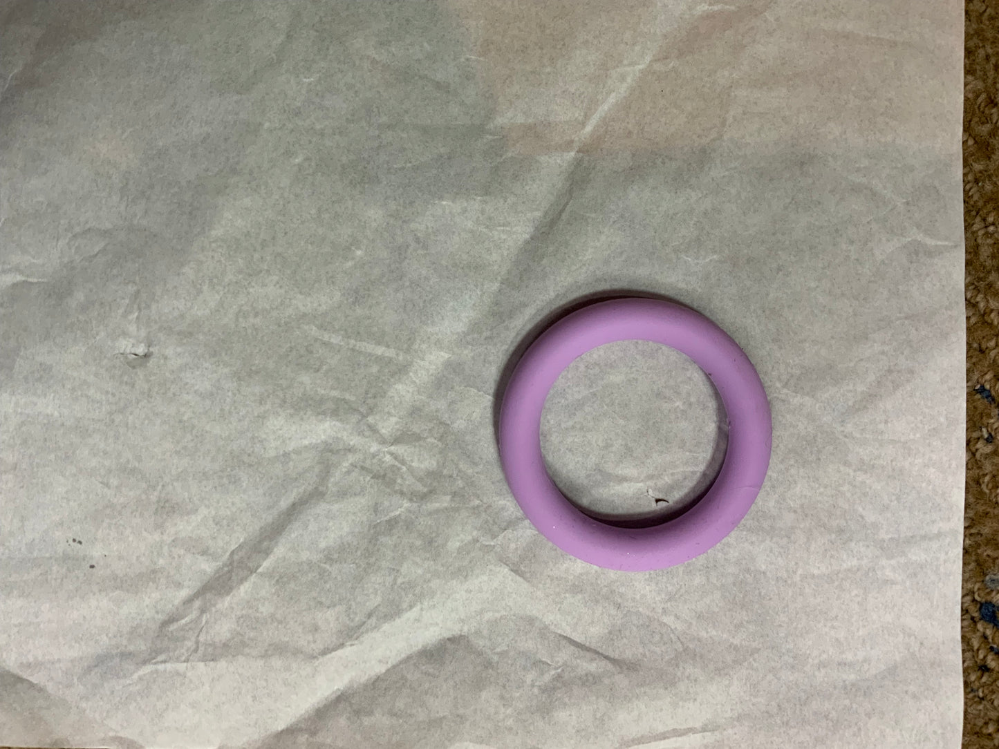 Car  charm just the circle Light purple