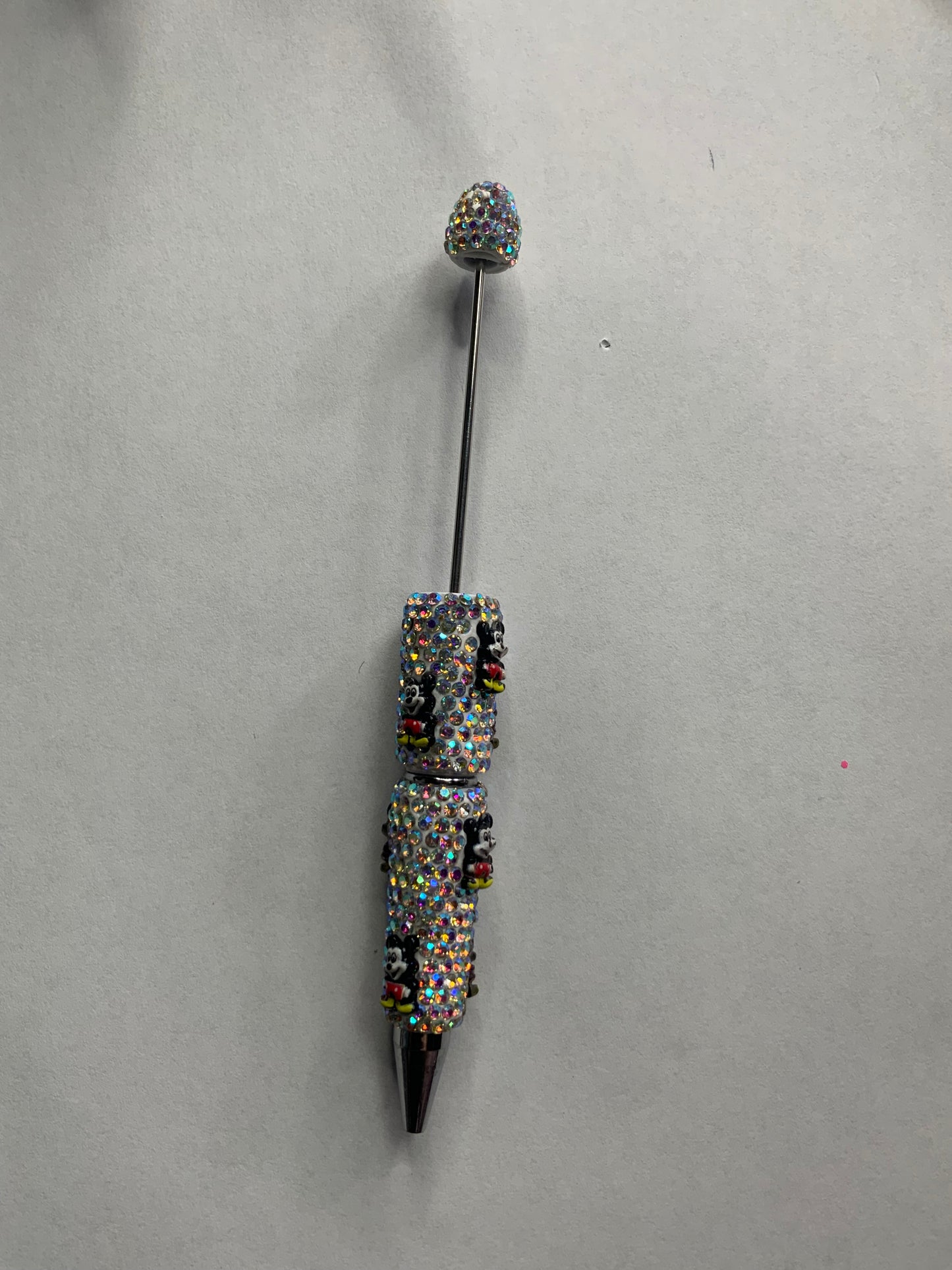 Beadable pens just the pen Rhinestone full body Mickey