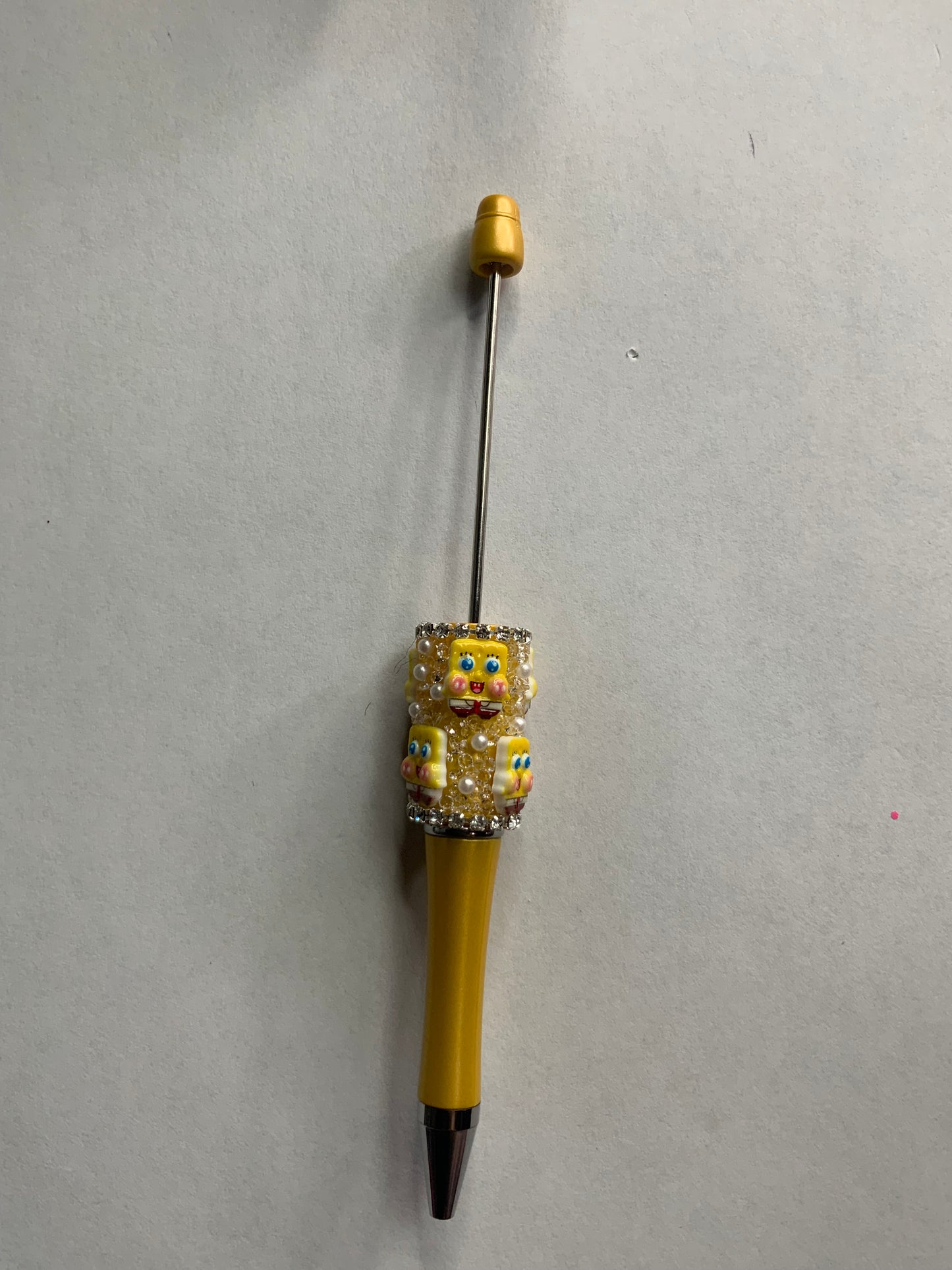 Beadable pens just the pen Half done SpongeBob