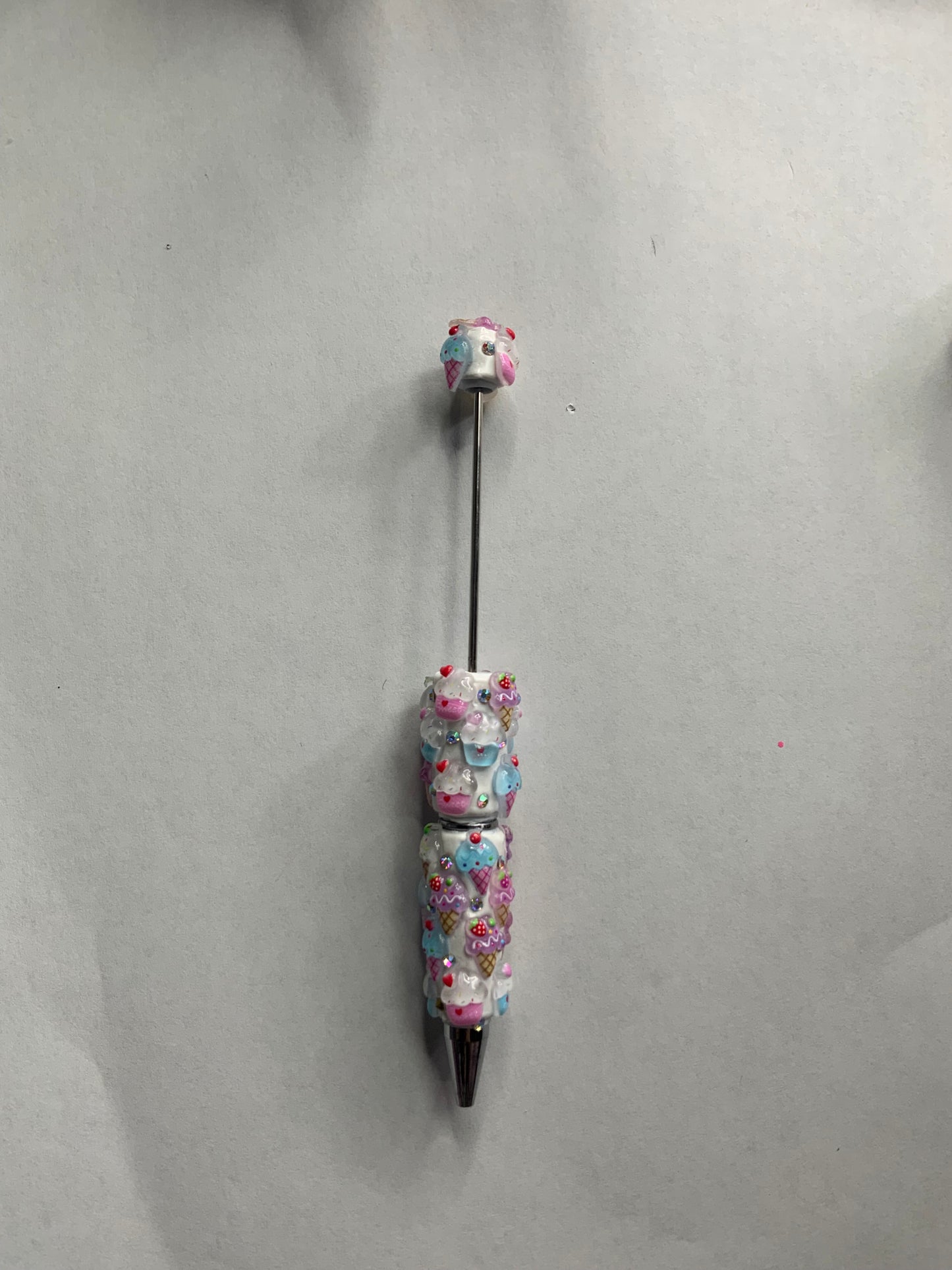 Beadable pens just the pen Ice cream and cupcakes