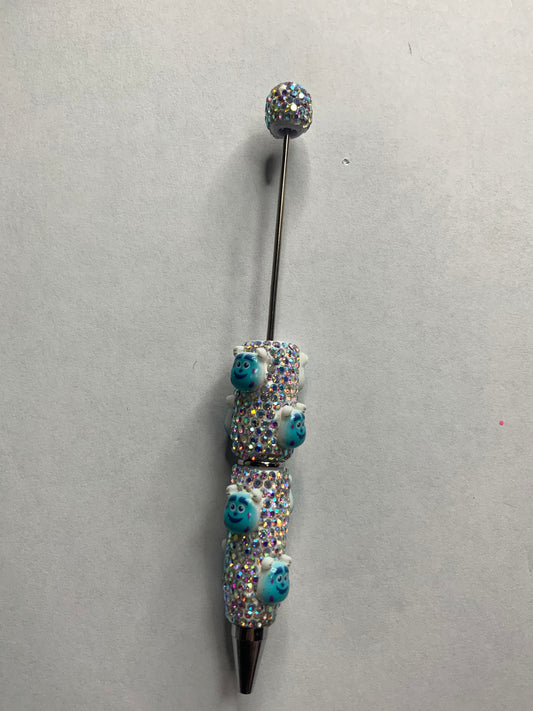 Beadable pens just the pen  Silver rhinestone sully