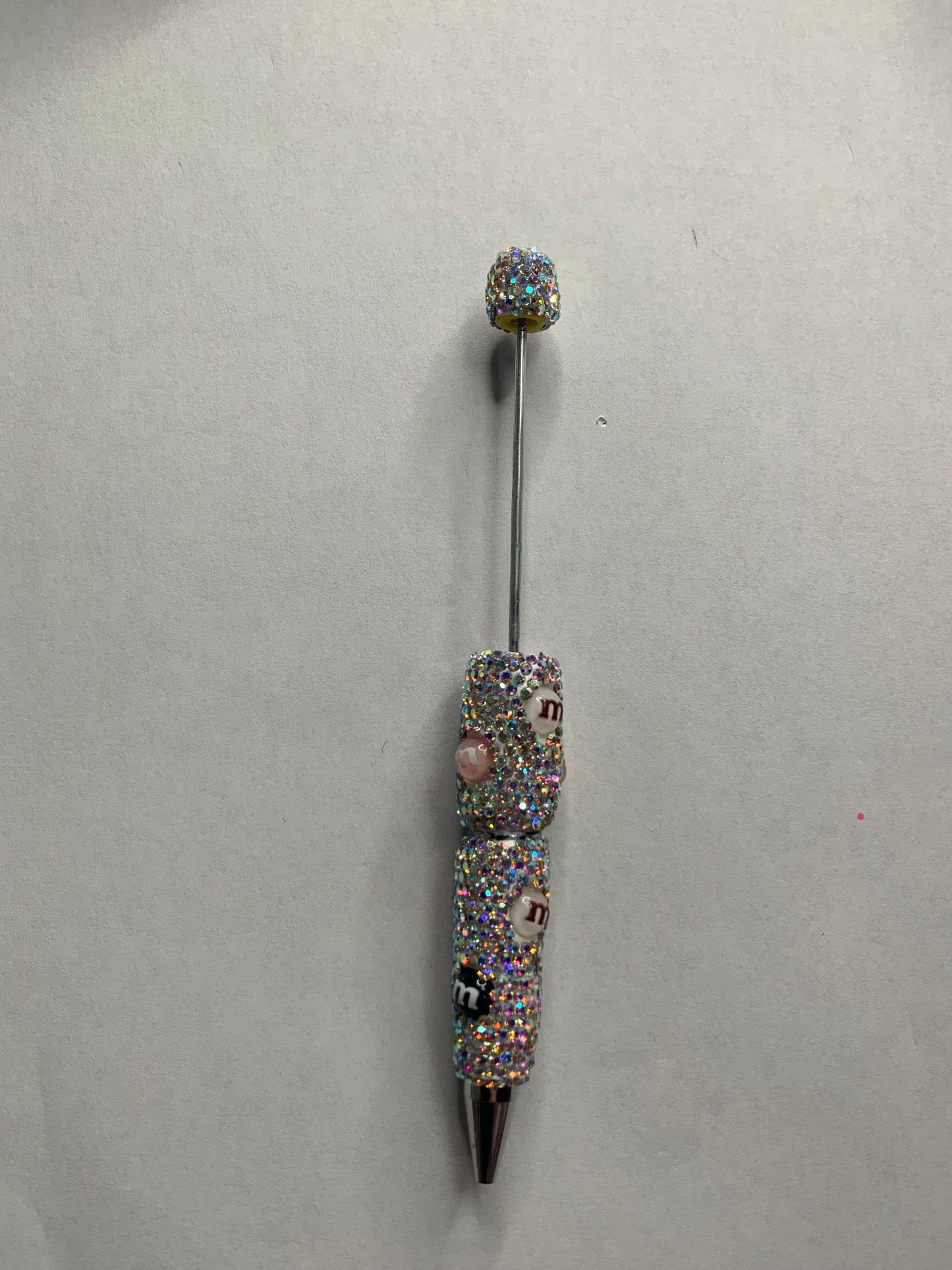 Beadable pens just the pen  Rhinestone m&m candy