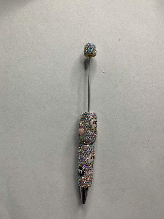 Beadable pens just the pen  Rhinestone m&m candy
