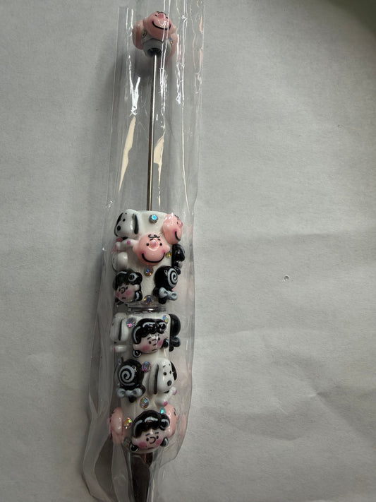 Beadable pens just the pen Snoopy with all characters