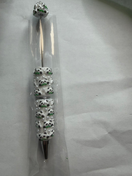 Beadable pens just the pen Panda head