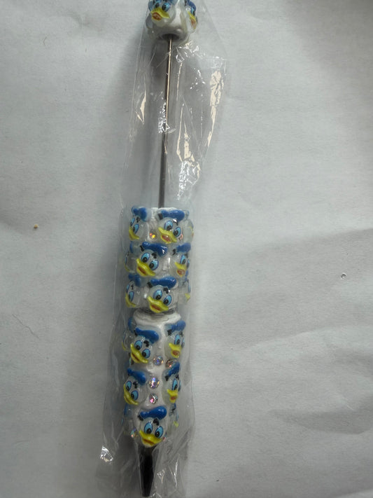 Beadable pens just the pen White Donald