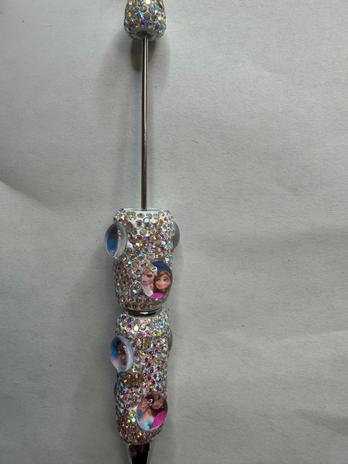 Beadable pens just the pen Rhinestone Elsa and Anna bubble