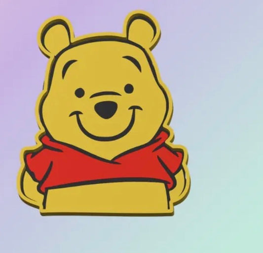3d printed bead tray Pooh half body