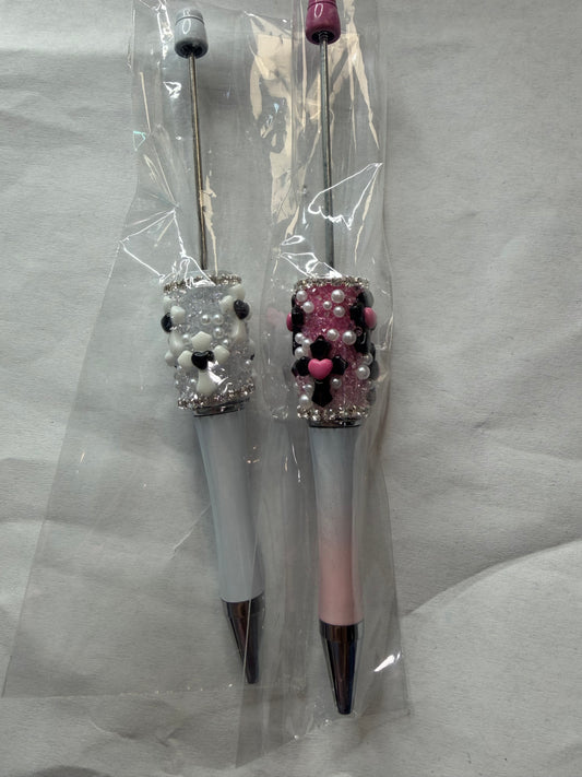 Beadable pens just the pen Half done cross mystery color