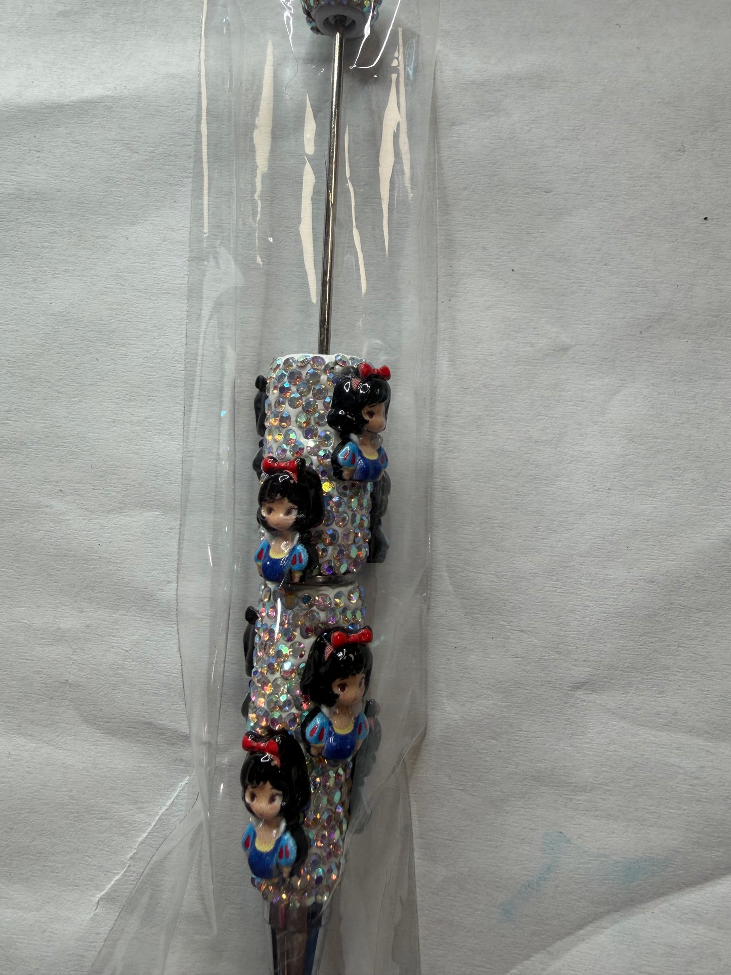 Beadable pens just the pen Rhinestone snowwhite