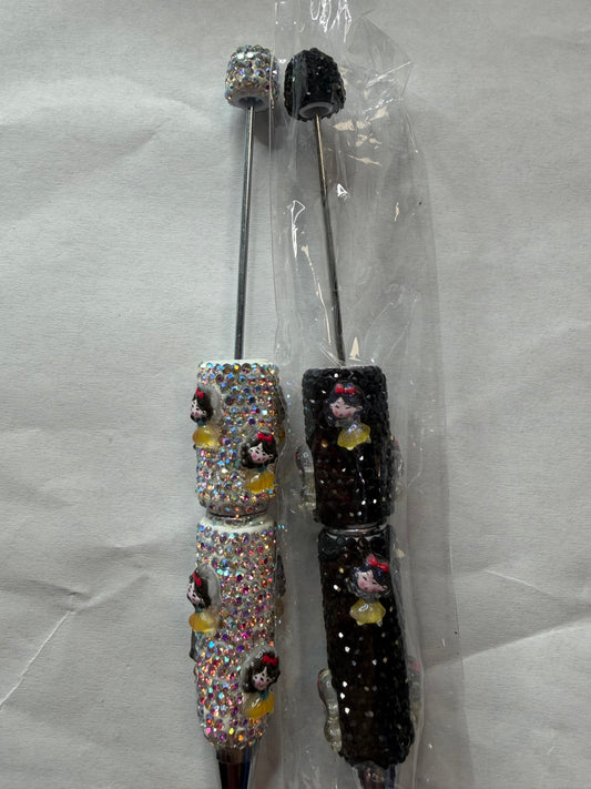 Beadable pens just the pen Rhinestone snow where full body mystery