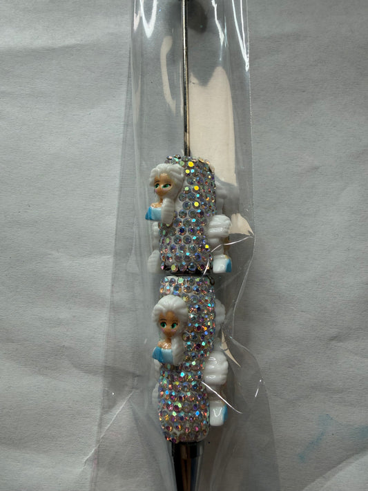 Beadable pens just the pen Rhinestone Elsa