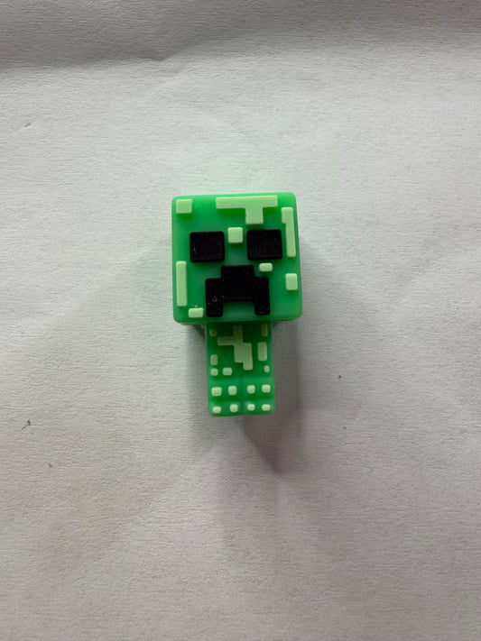 Focal 3d Minecraft green monster