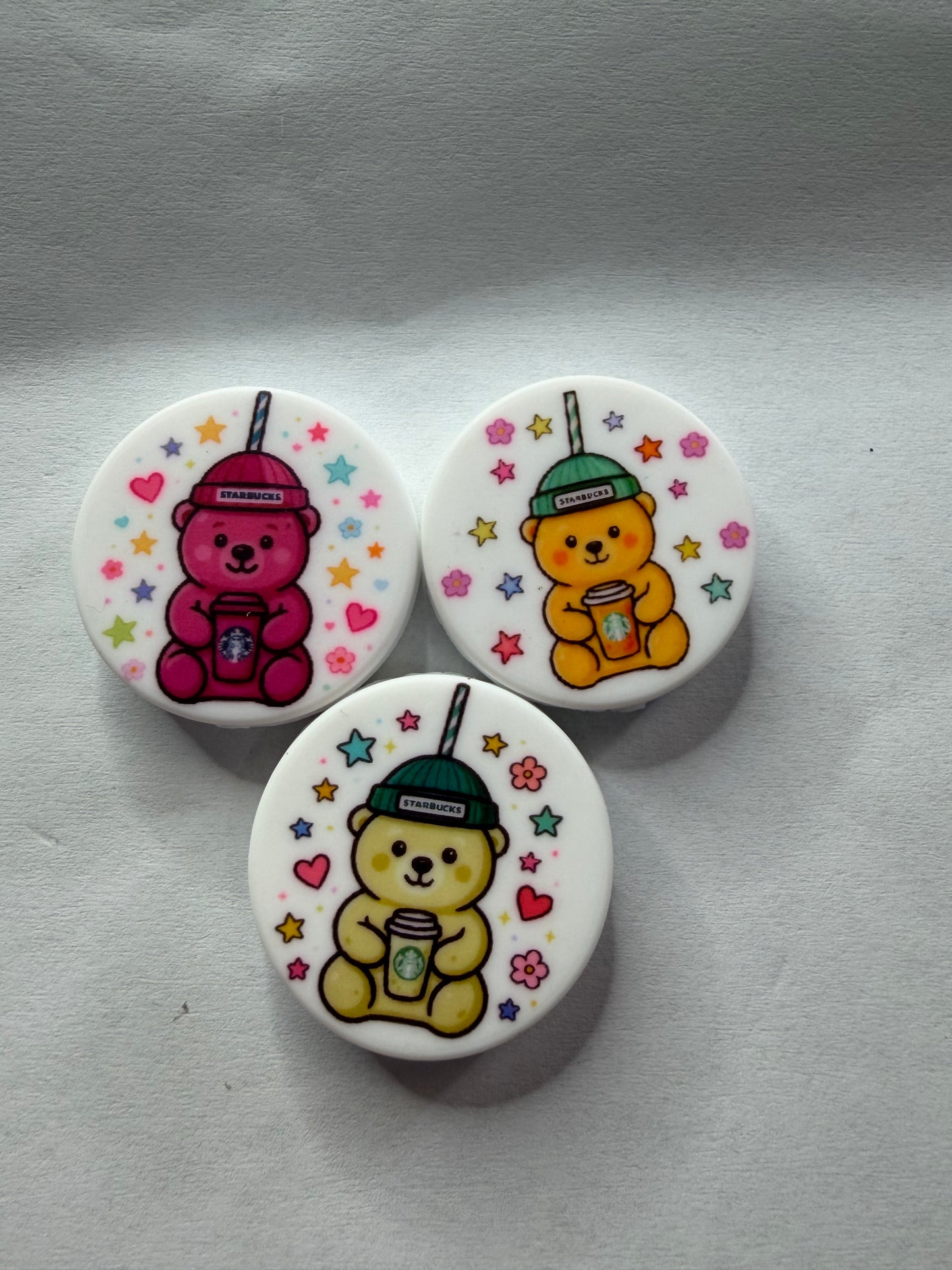 Focal 2d round Starbucks bear cup mystery color