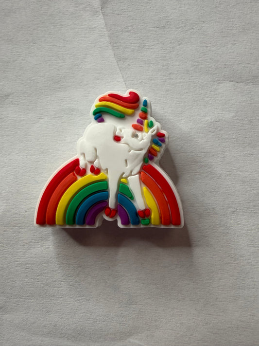Focal 2d lisa Frank unicorn rainbow