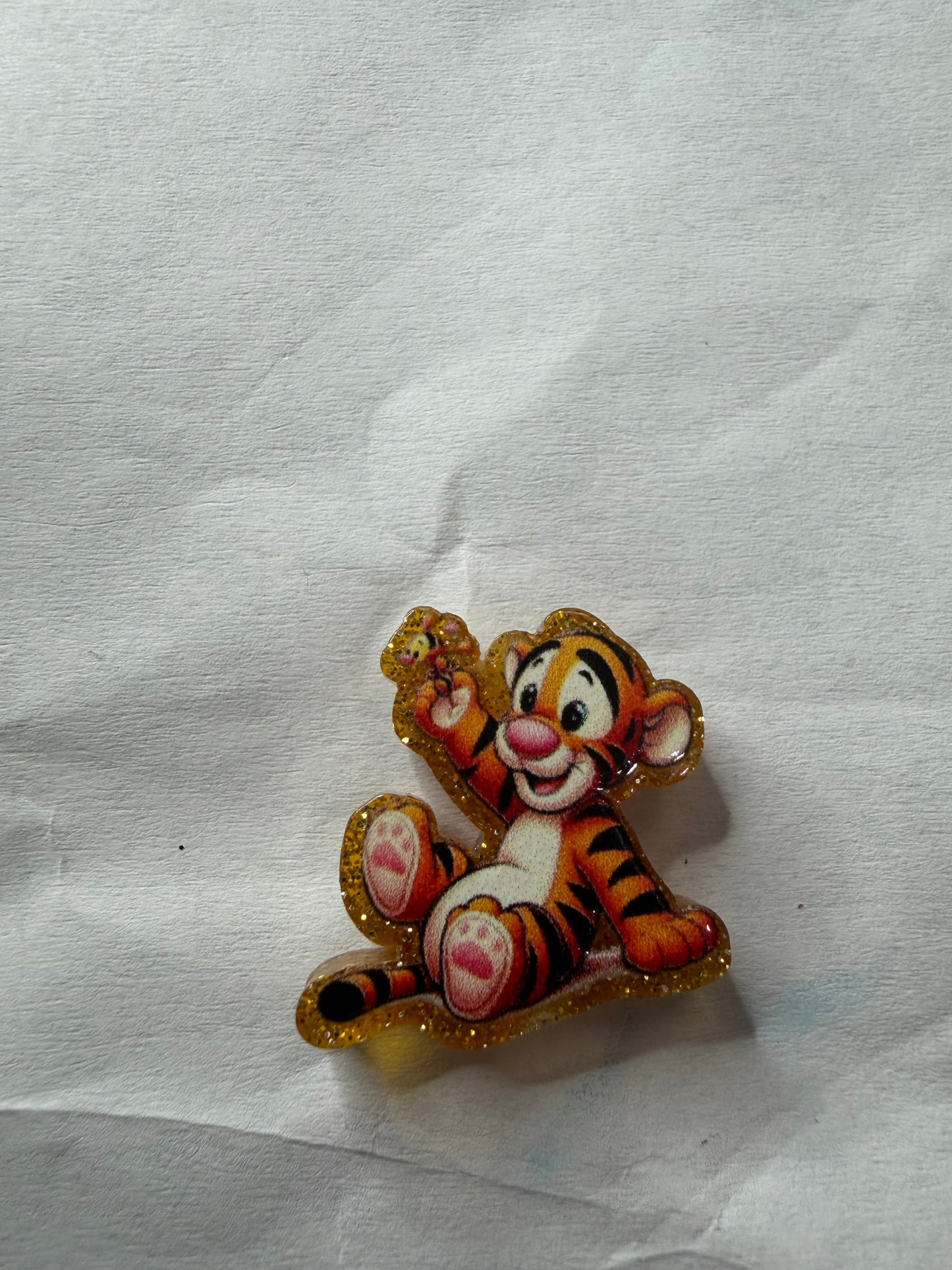 Acrylic focal Tigger sitting