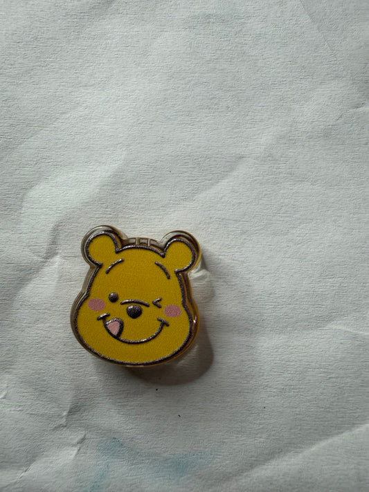 Acrylic focal Pooh head