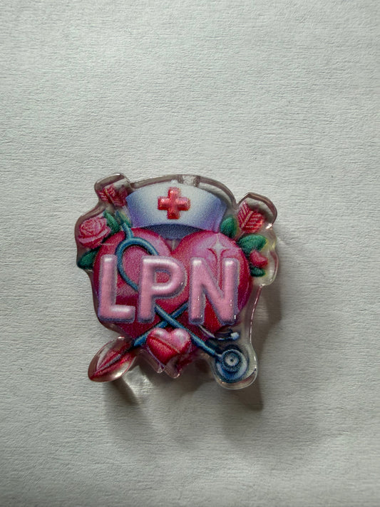 Acrylic Focal Lpn nurse