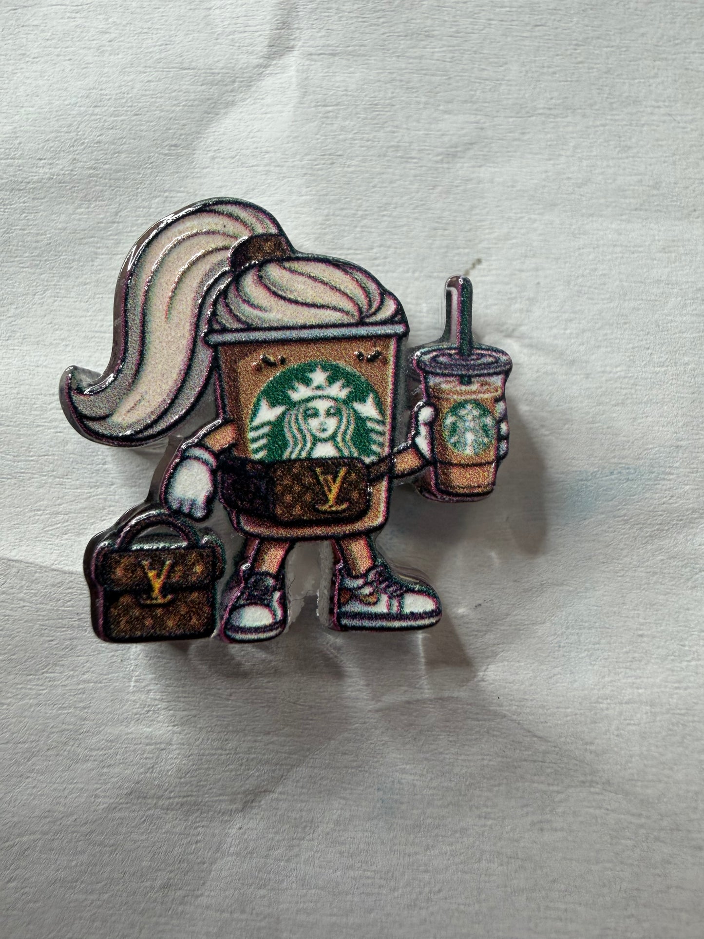 Acrylic Focal lv Starbucks cup