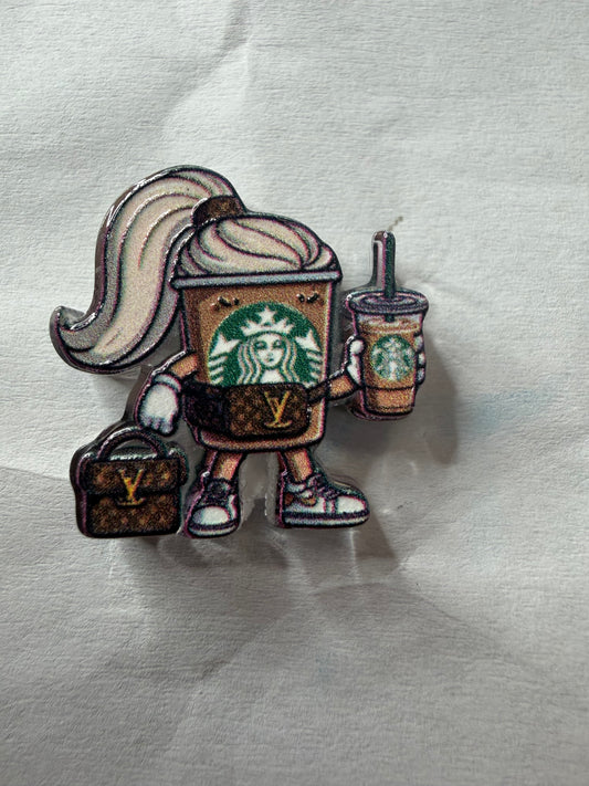 Acrylic Focal lv Starbucks cup