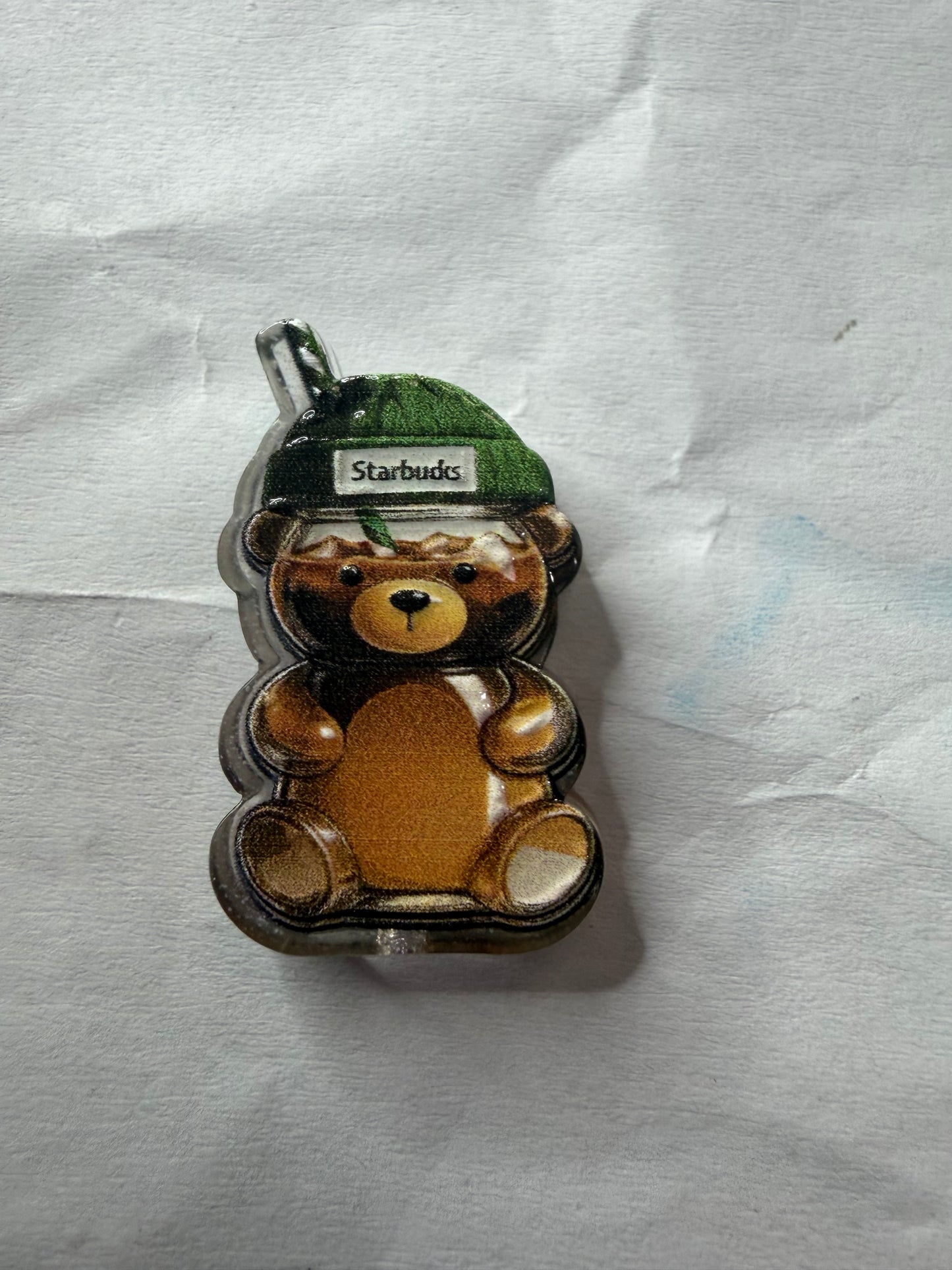 Acrylic Focal Starbucks bear cup