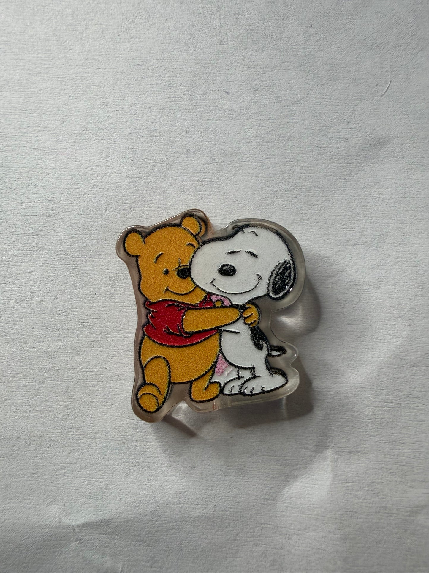 Acrylic Focal Pooh and snoopy together