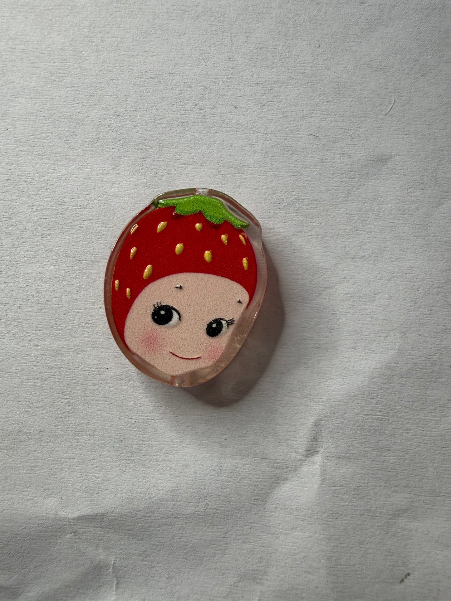Acrylic Focal Strawberry sunny angel