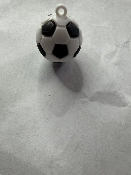 Pen topper silicone Soccer ball