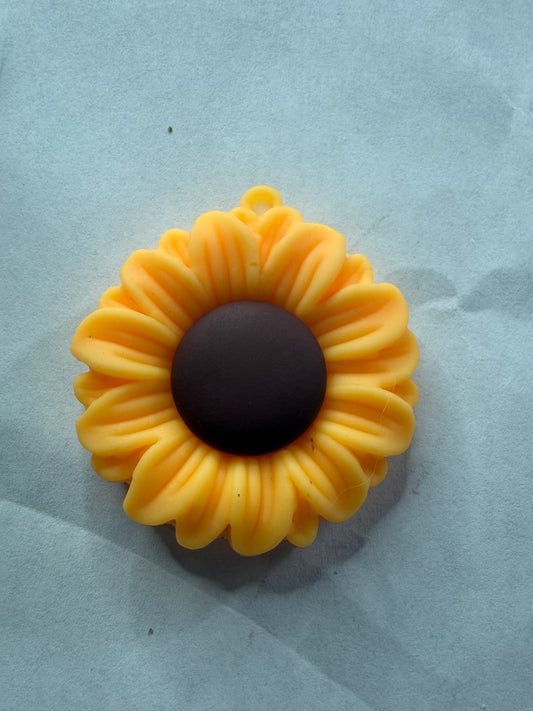 Pen topper silicone Sunflower