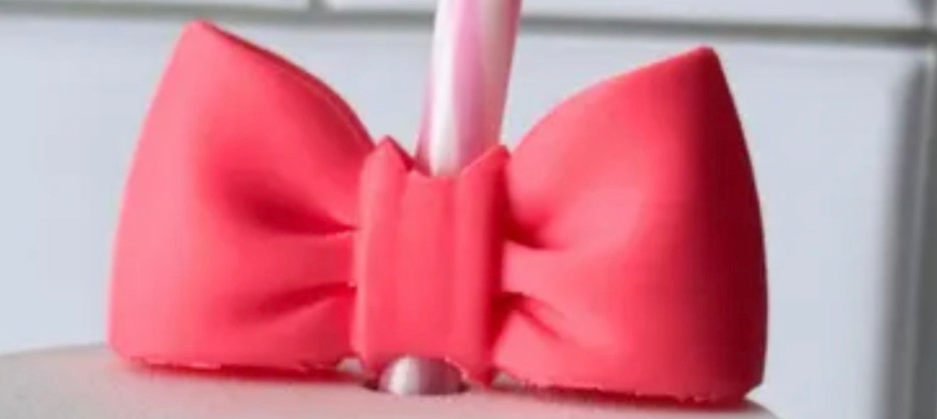 3d printed chunky bow straw topper