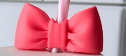 3d printed chunky bow straw topper
