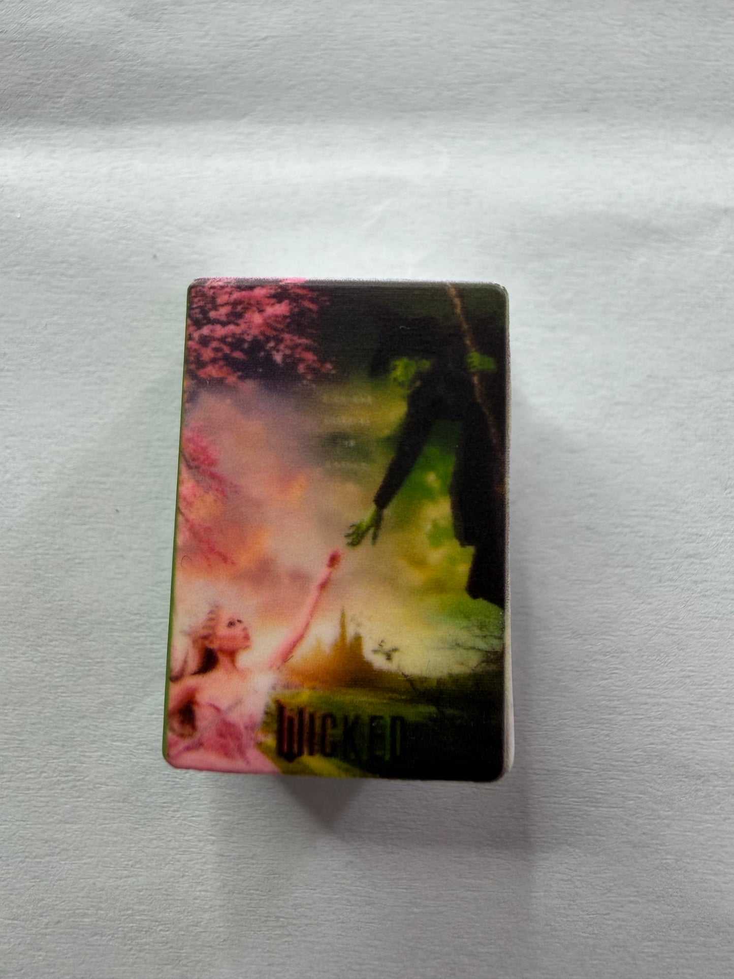 Focal 3d green and pink wicked book