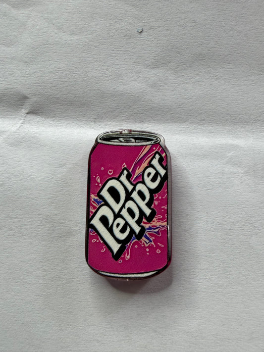 Acrylic focal Dr Pepper pink