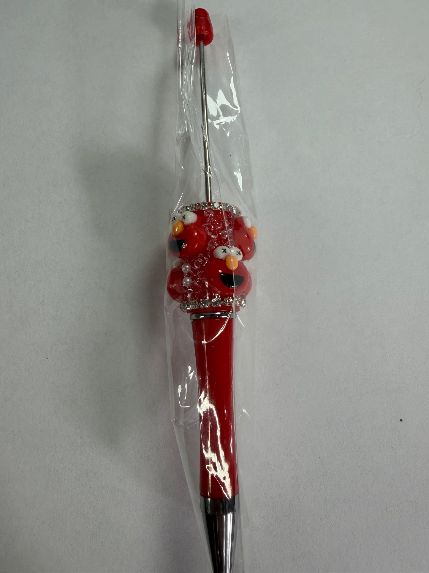 Beadable pens just the pen Half done Elmo
