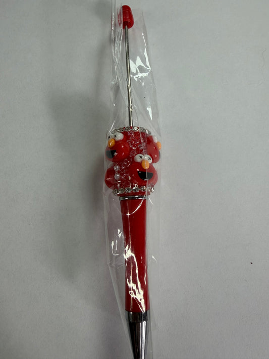 Beadable pens just the pen Half done Elmo