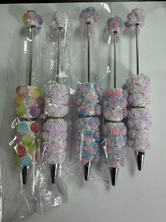 Beadable pens just the pen Flowers mystery