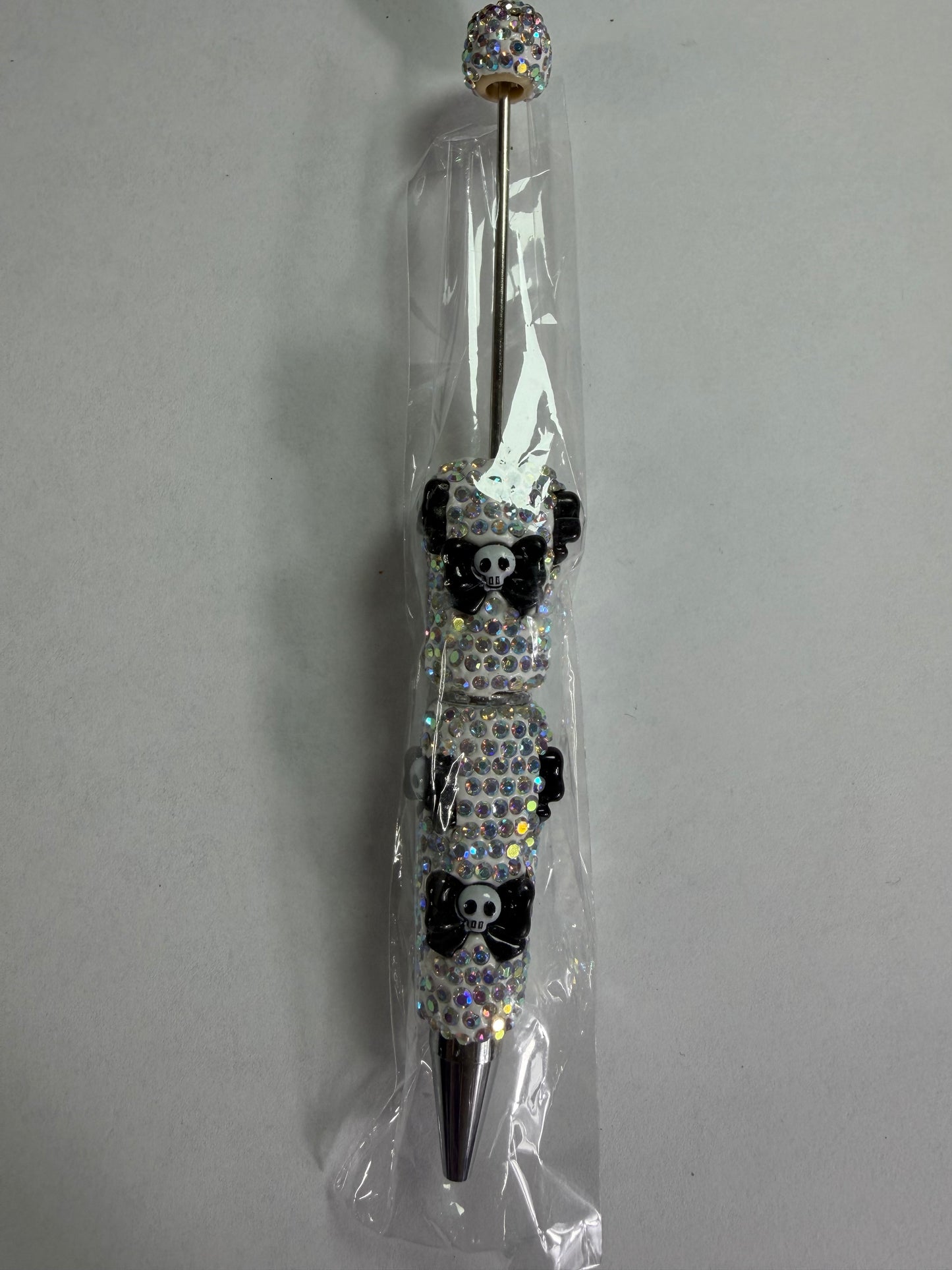 Beadable pens just the pen Skull bow