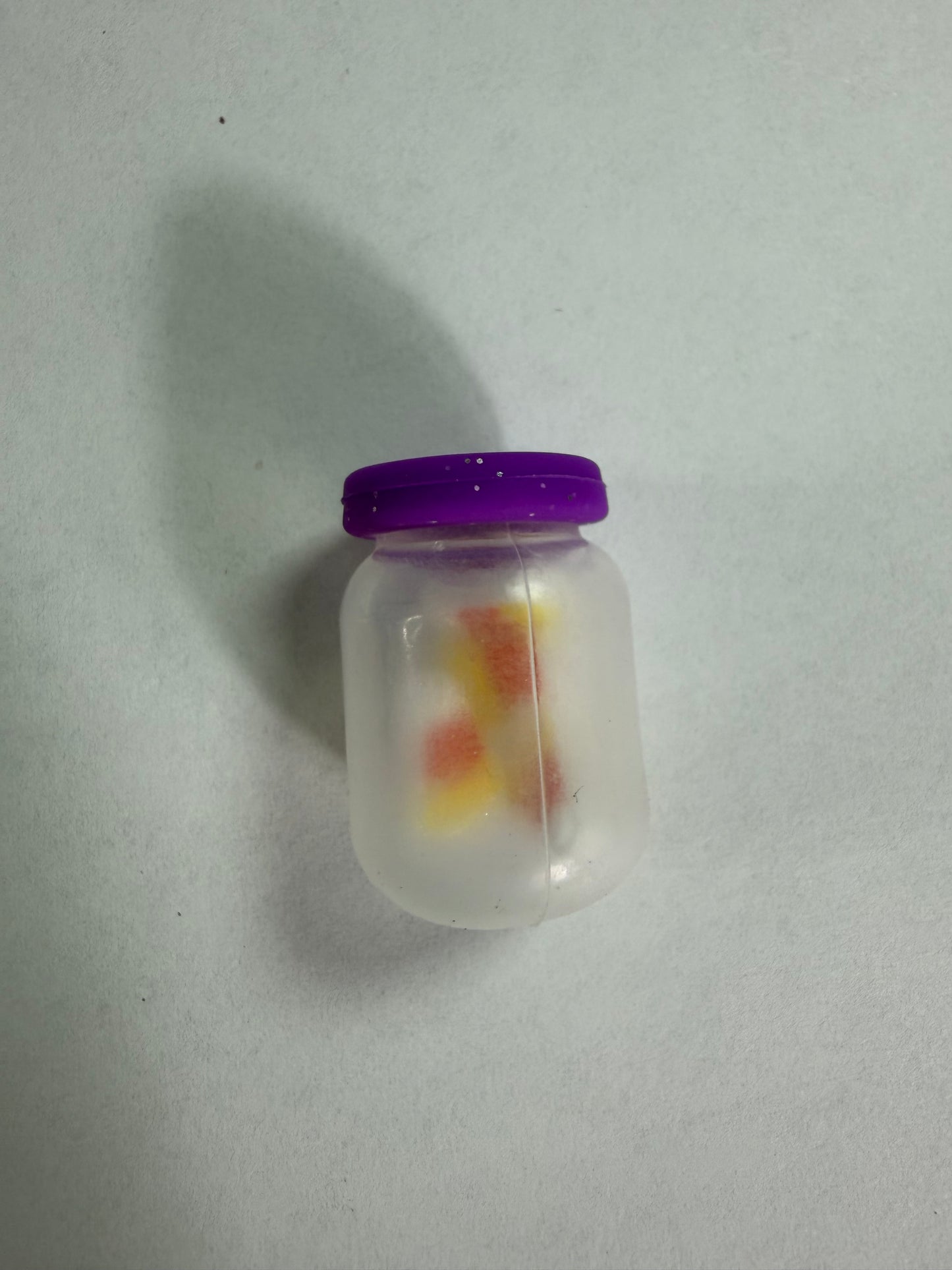 Focal 3d candy corn in jar purple